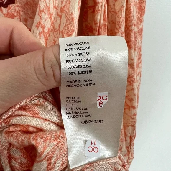 Anthropologie Claudia Embroidered Tunic Size XS Petite - Picture 8 of 8